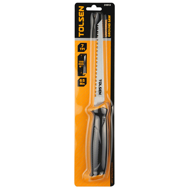 6吋 x 150mm 包膠柄 小型尖鋸 TOLSEN 東森牌