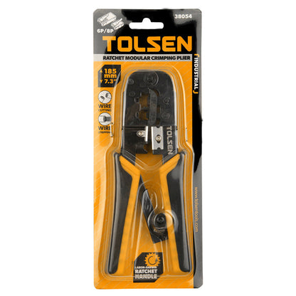 兩用 6 針/ 8 針 電訊鉗 TOLSEN 東森牌