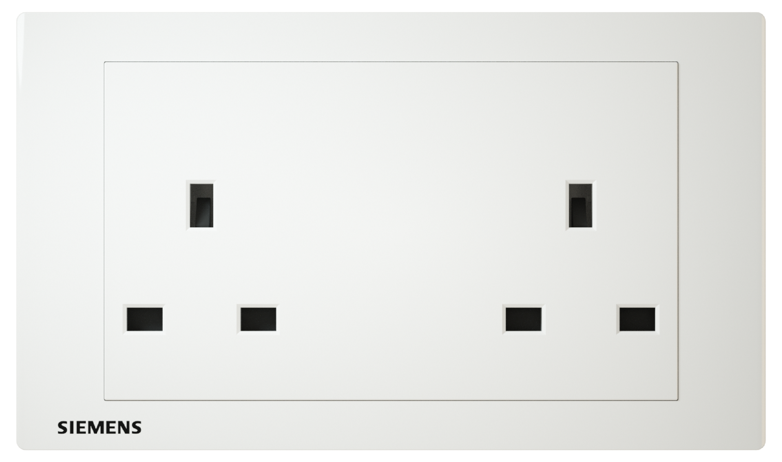SIEMENS 西門子 DELTA® relfa 13A 雙位插座 (白)